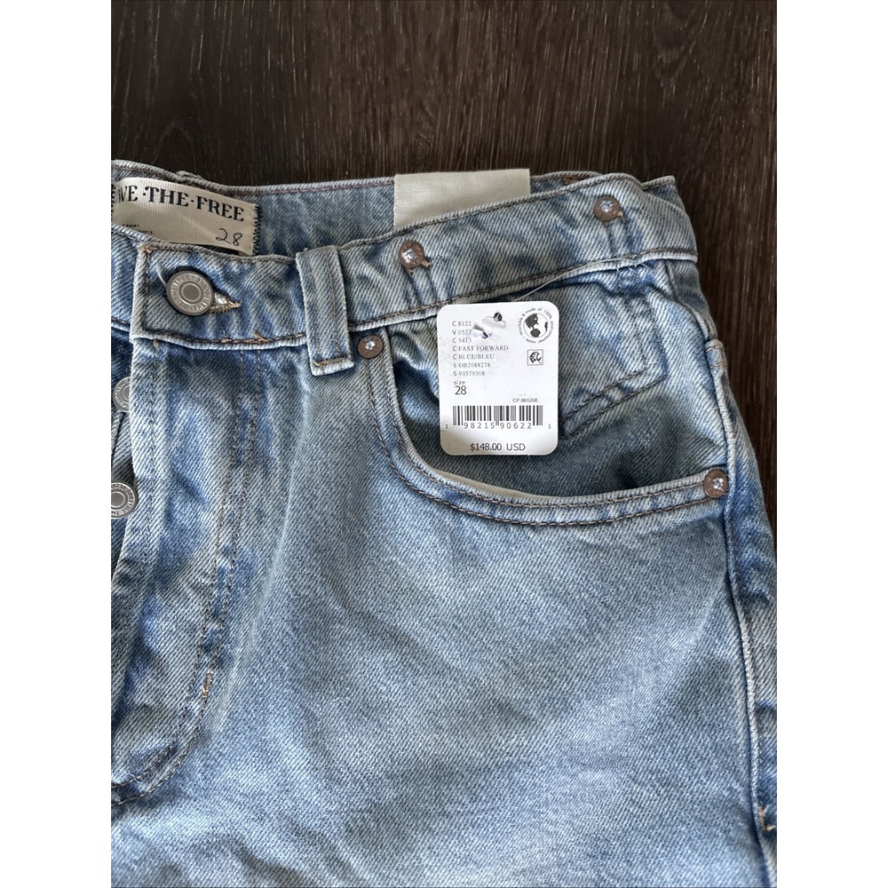 We The Free People FP Eden High Slouchy Flare Jeans 28 Fast Forward NEW $148 - Picture 7 of 11